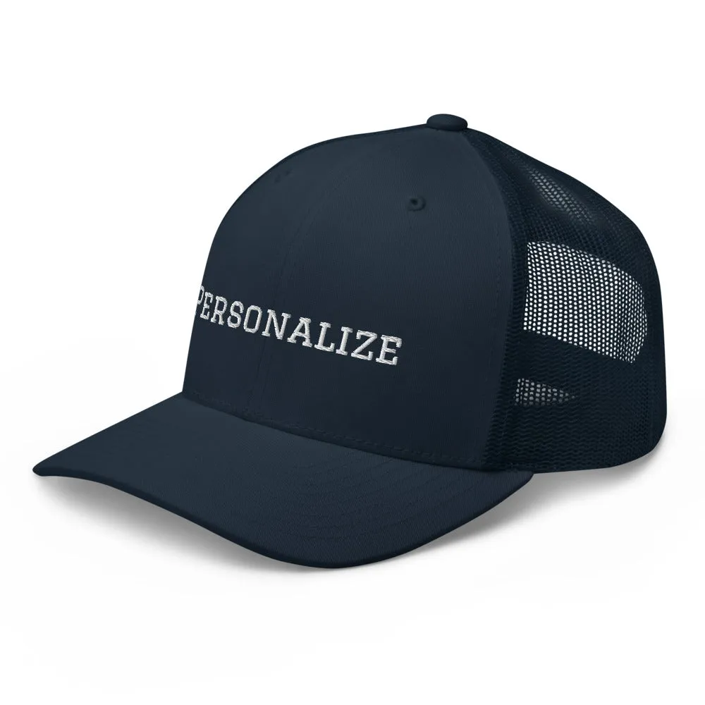 Trucker Cap (Personalize)