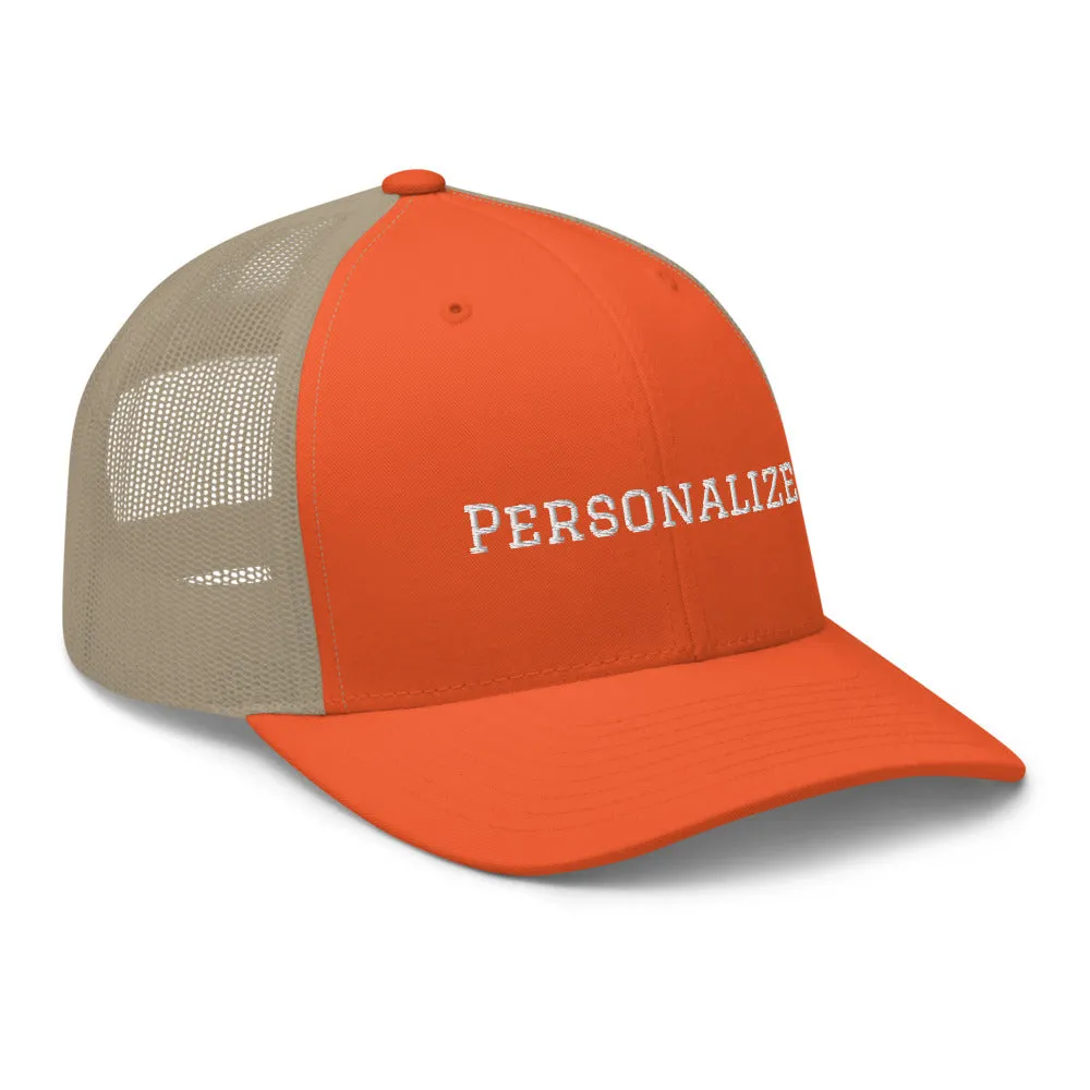 Trucker Cap (Personalize)