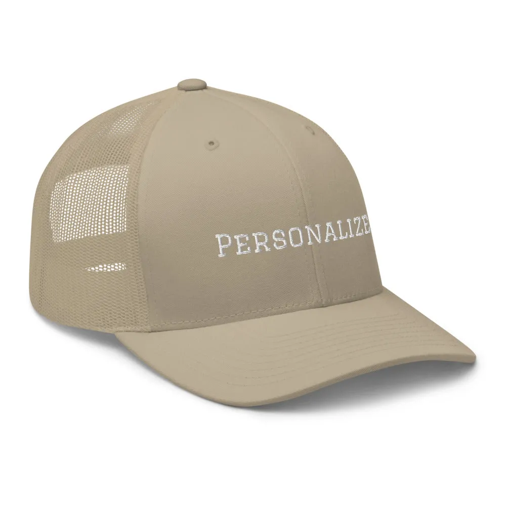 Trucker Cap (Personalize)