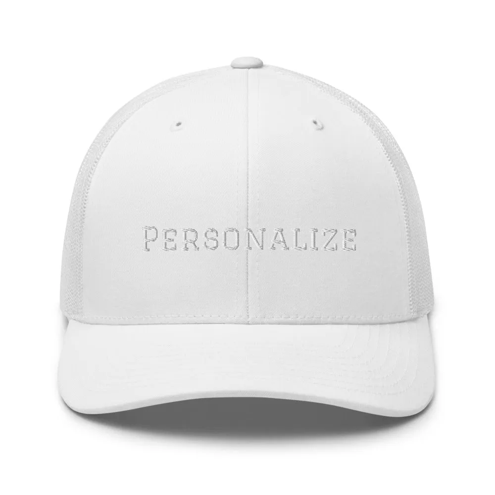 Trucker Cap (Personalize)