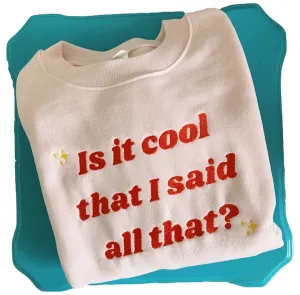TS Embroidered Delicate Taylor Swift Sweatshirt