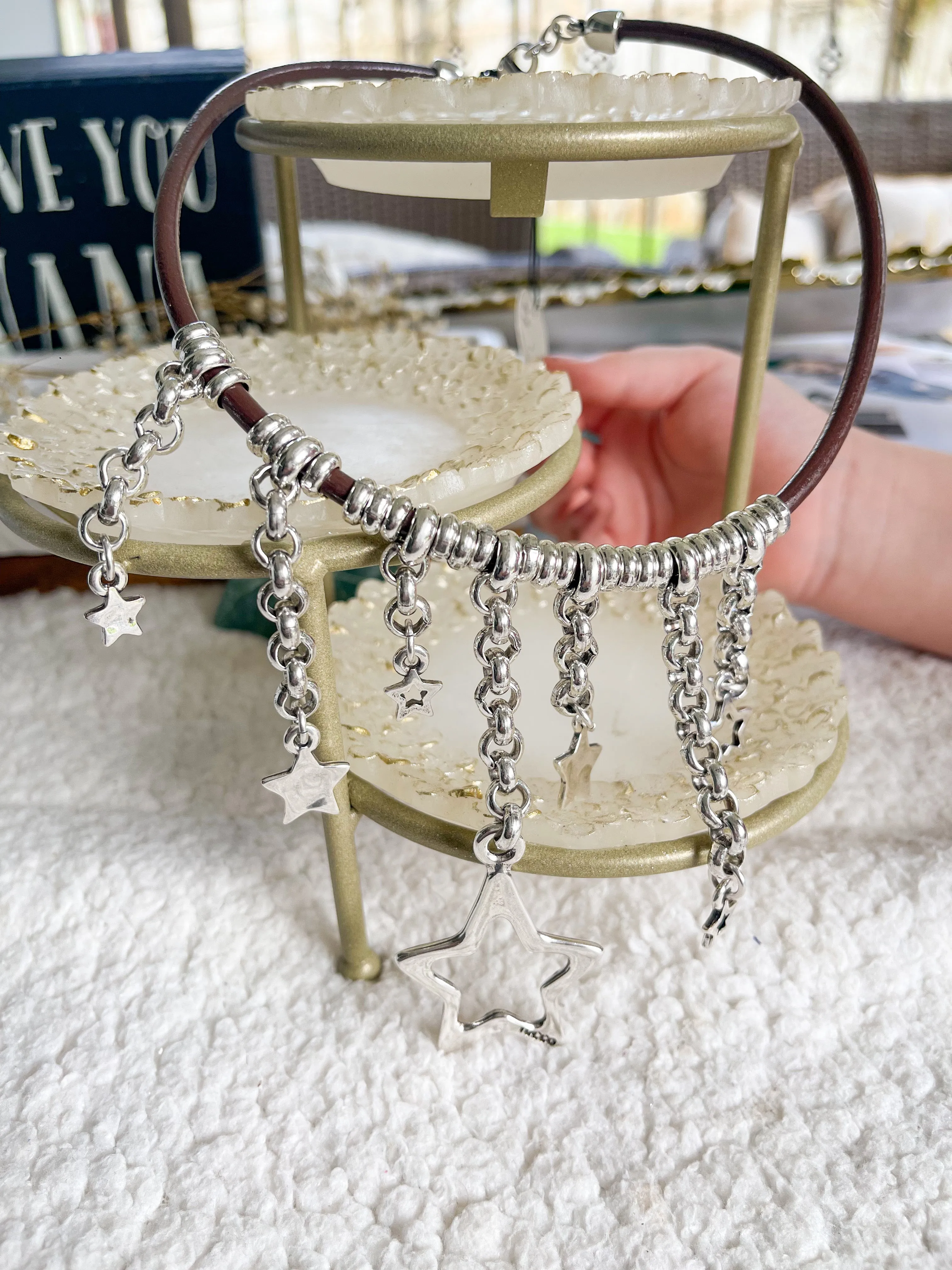 Tucco leather necklace