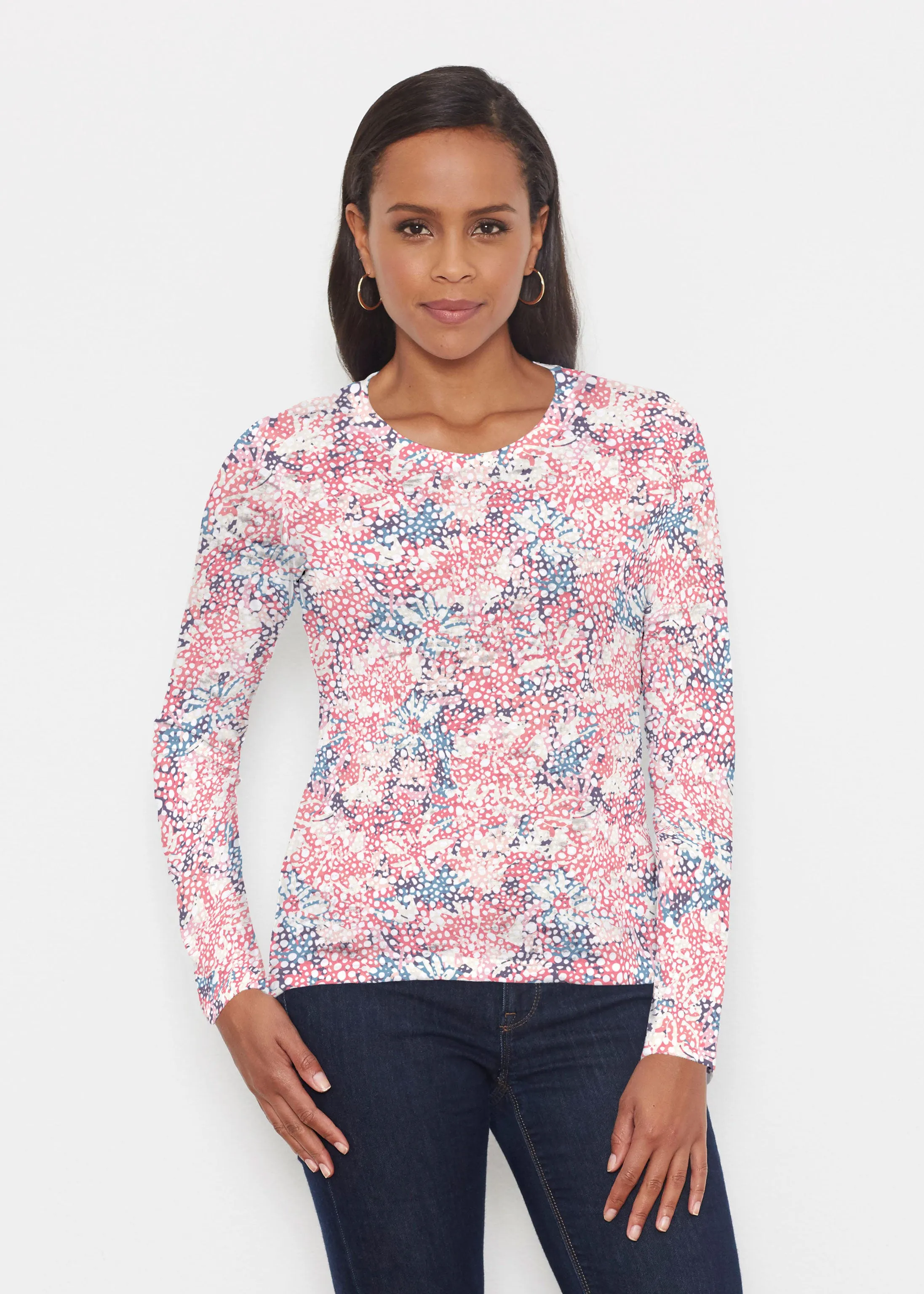 Tulips are Back (7880) ~ Signature Long Sleeve Crew Shirt