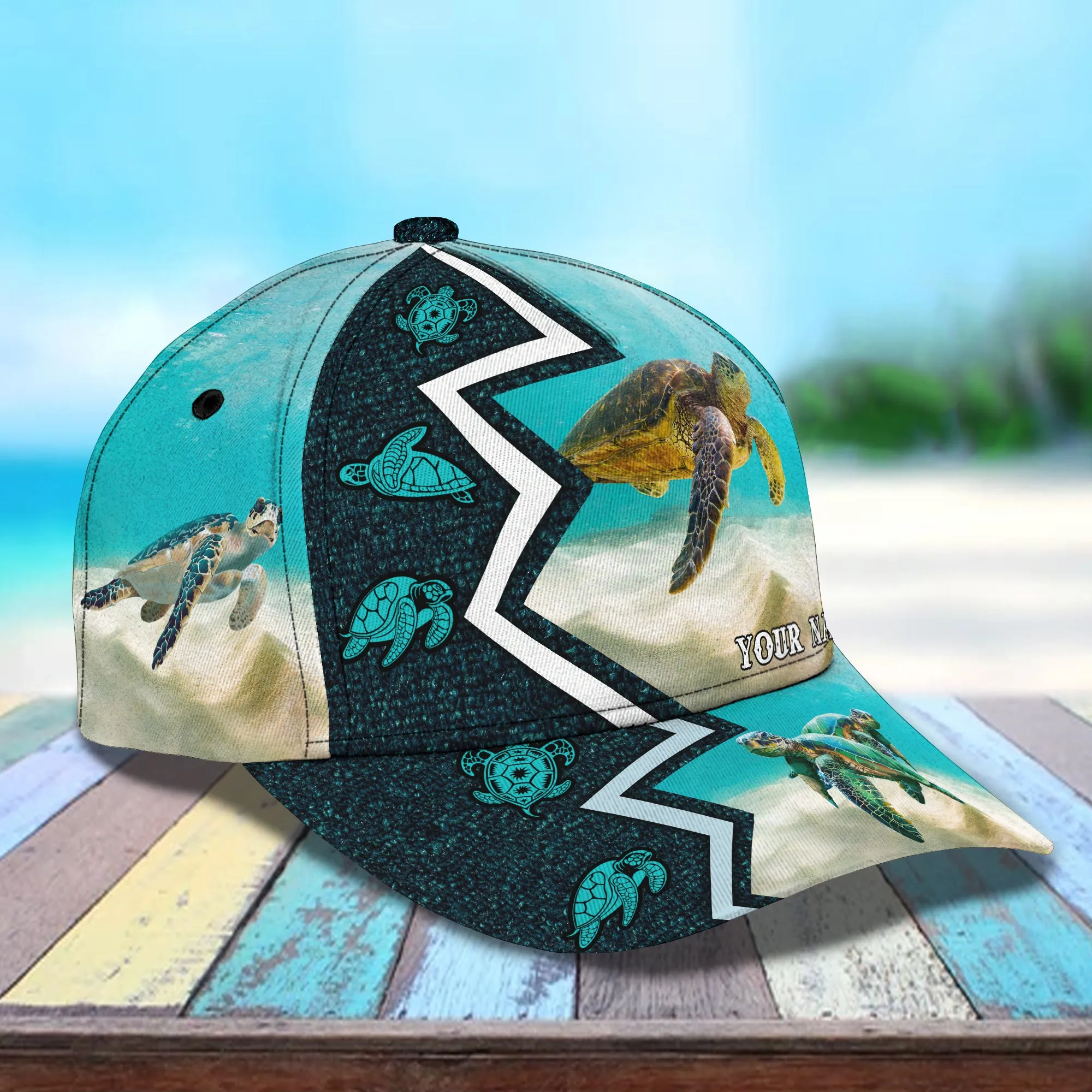 Turtle 01 - Personalized Name Cap - Pth98