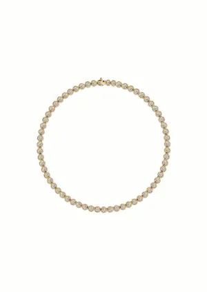 Twist Kaleidoscope Petite Tennis Diamond Necklace