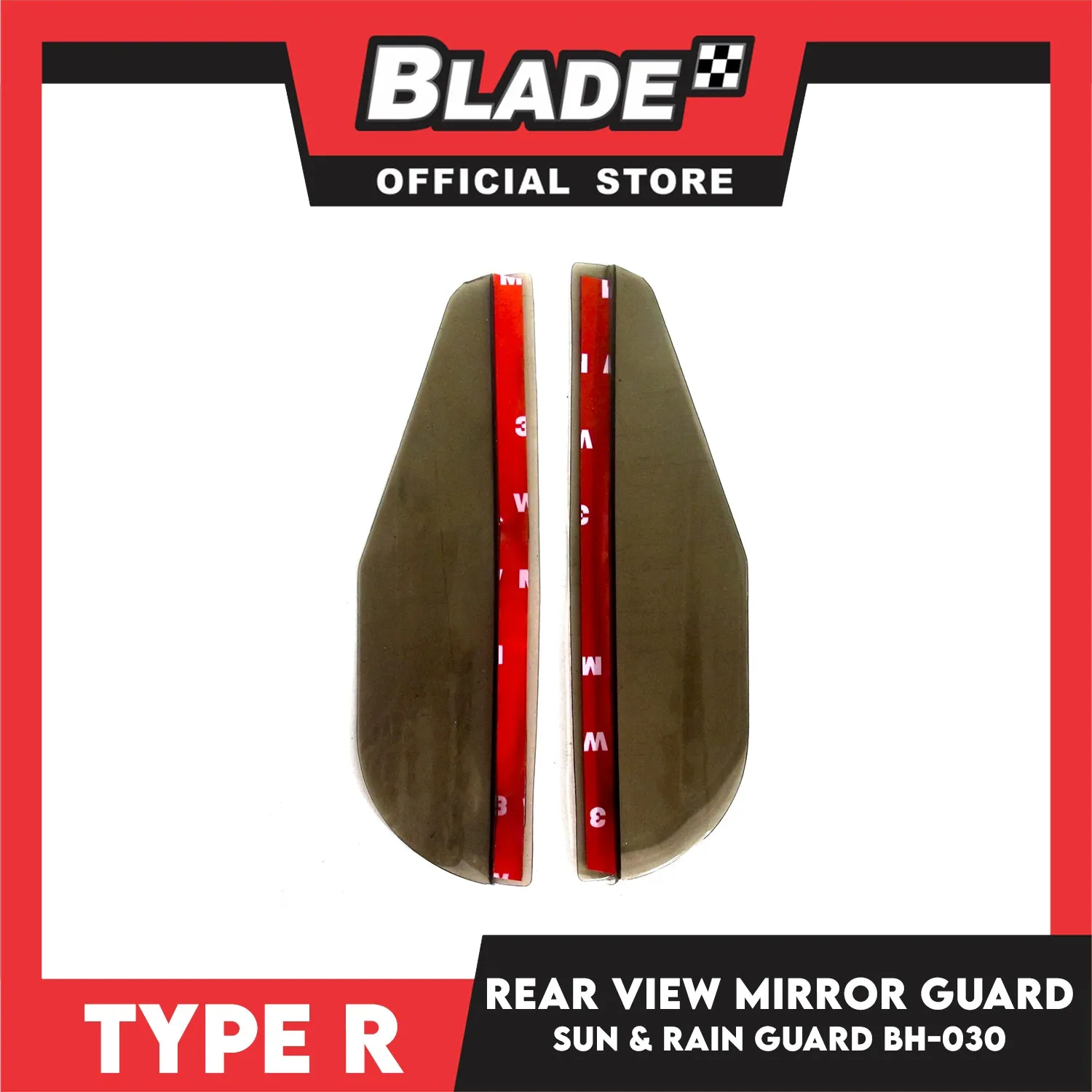 Type R Auto Sports Rainproof Rear View BH-030