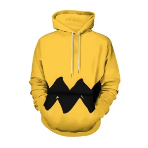 Unisex Casual Print Pocket Hoodie 2308100073