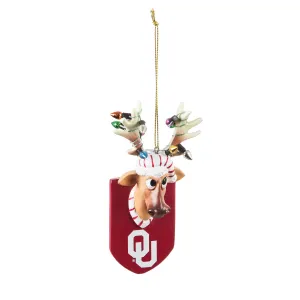 University of Oklahoma, Resin Reindeer Orn,3ot974rro