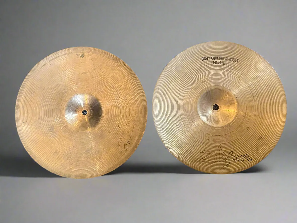 Used Zildjian 70's New Beat Hi Hats T-998g B-1416g