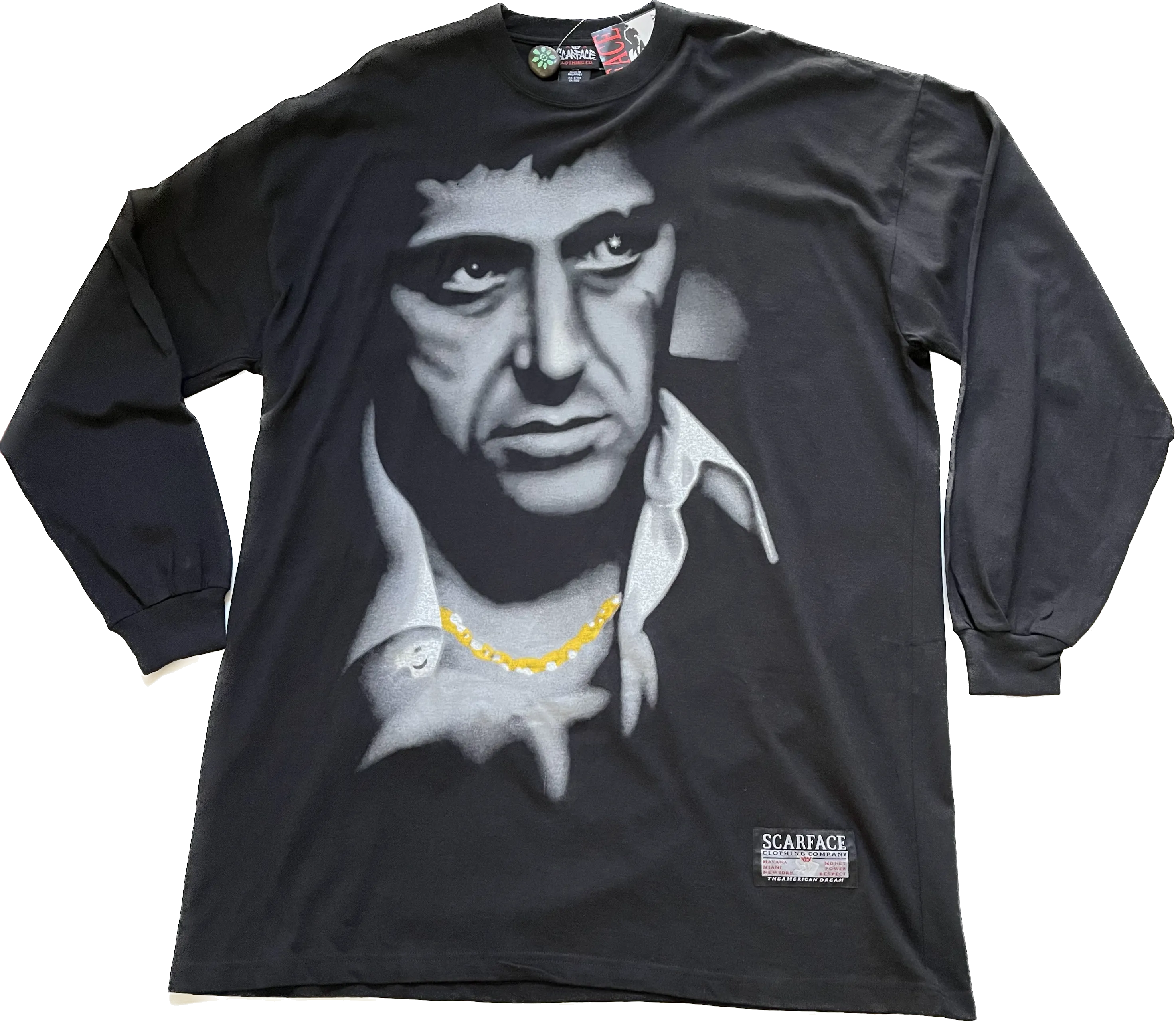 VTG Scarface Clothing Co. Black Long Sleeve