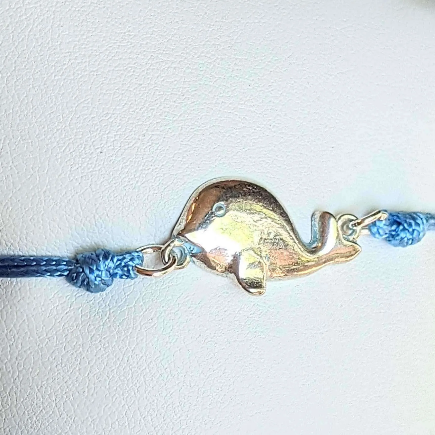 Whale Waxed Cord surfer Bracelet