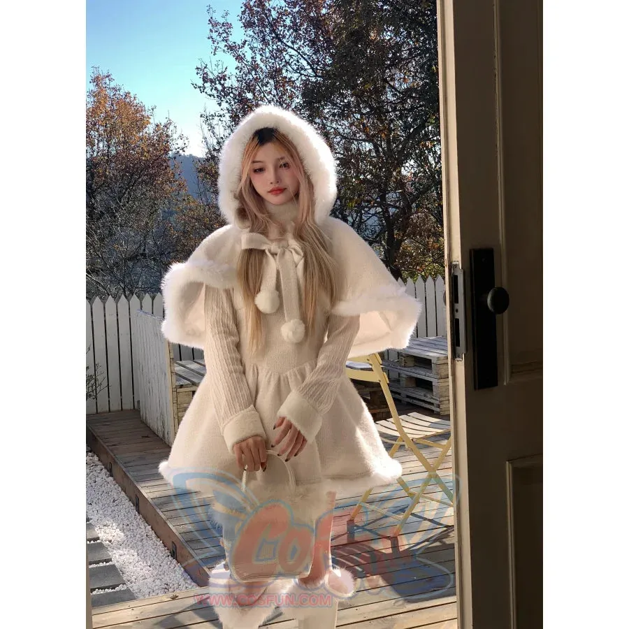 Winter Sweet and Cute Little Princess Cape/Dress S23008