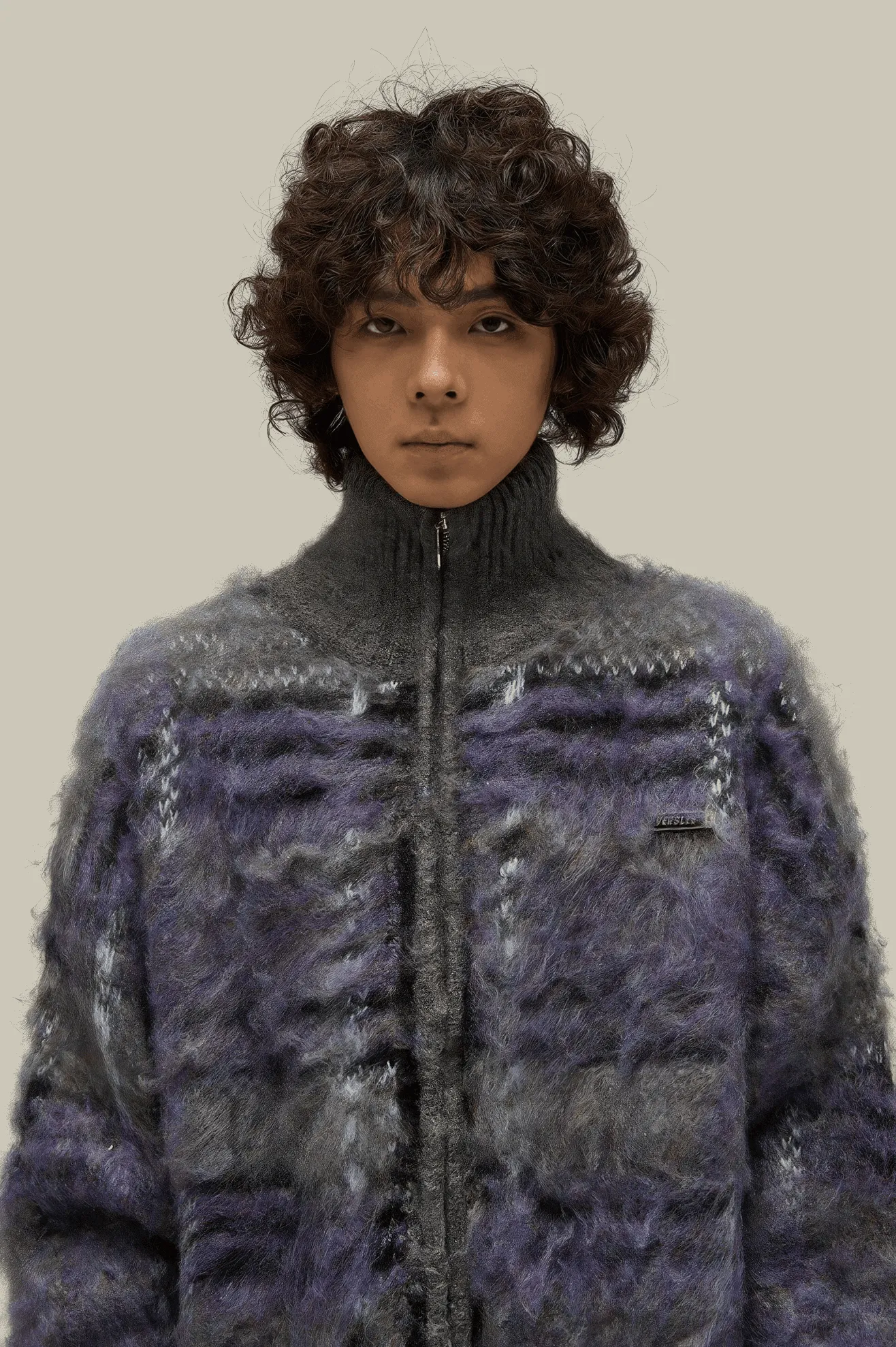 Winter Vintage American Knit Cardigan for Men – Loose & Relaxed