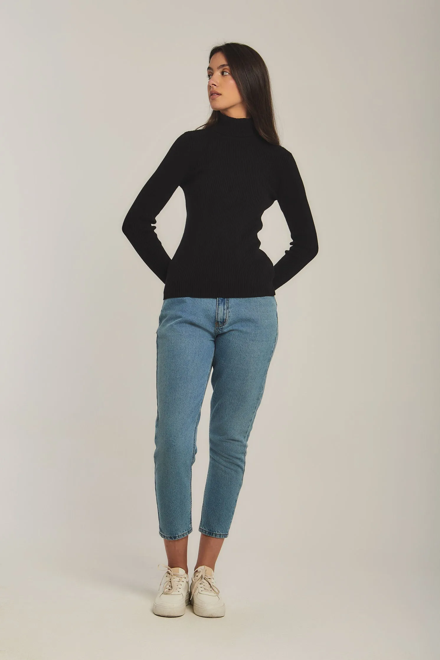 Women Sweat Shirt Crew Neck RegularNavy