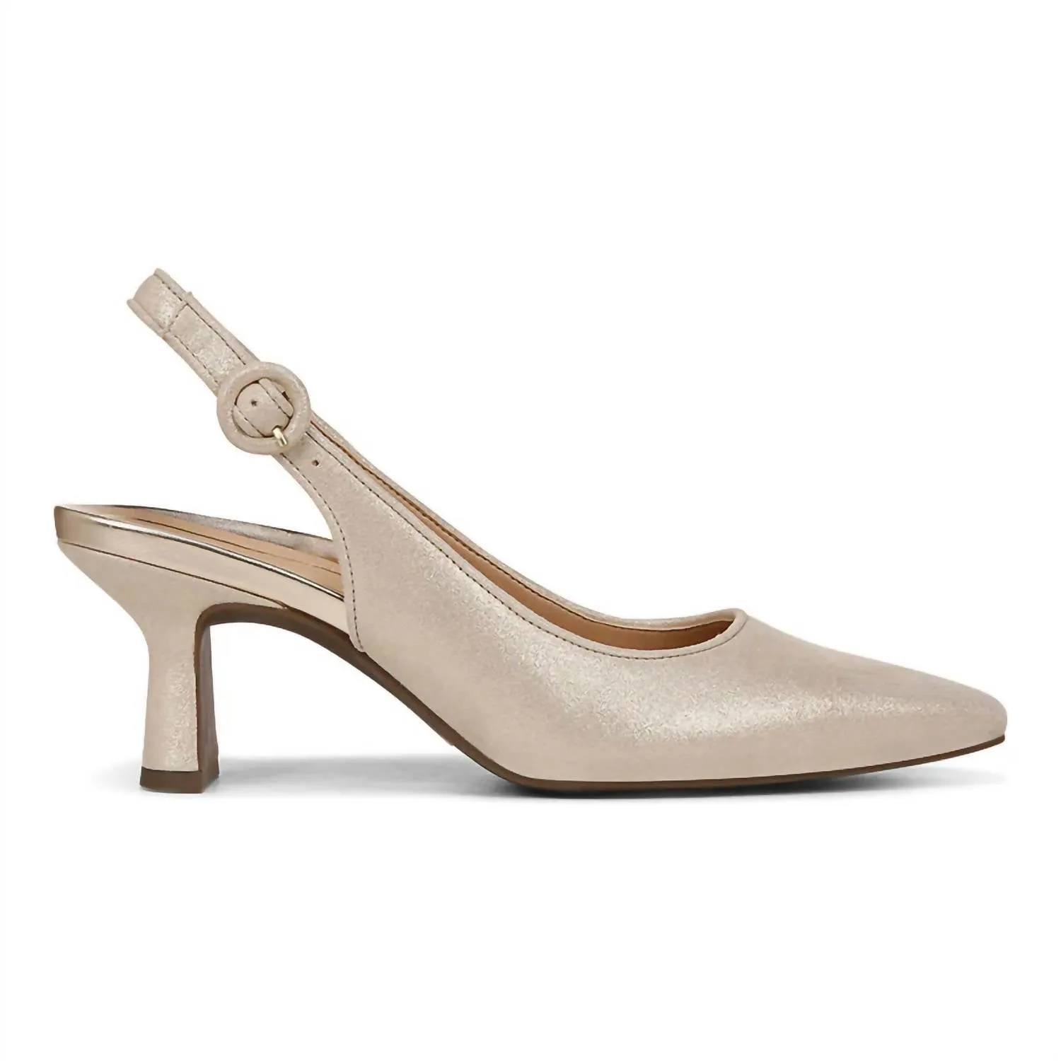 Women's Perris Slingback Heel Sandal In Gold