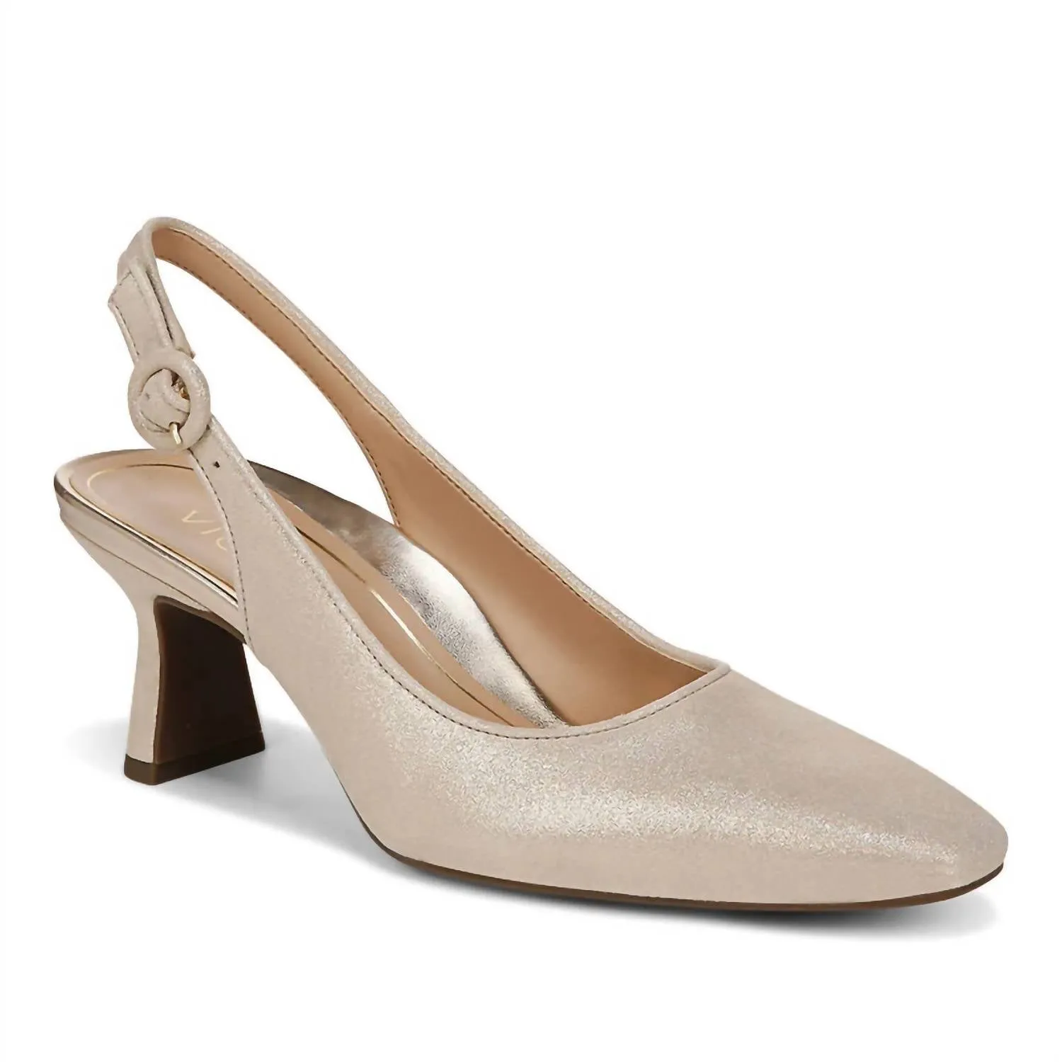 Women's Perris Slingback Heel Sandal In Gold