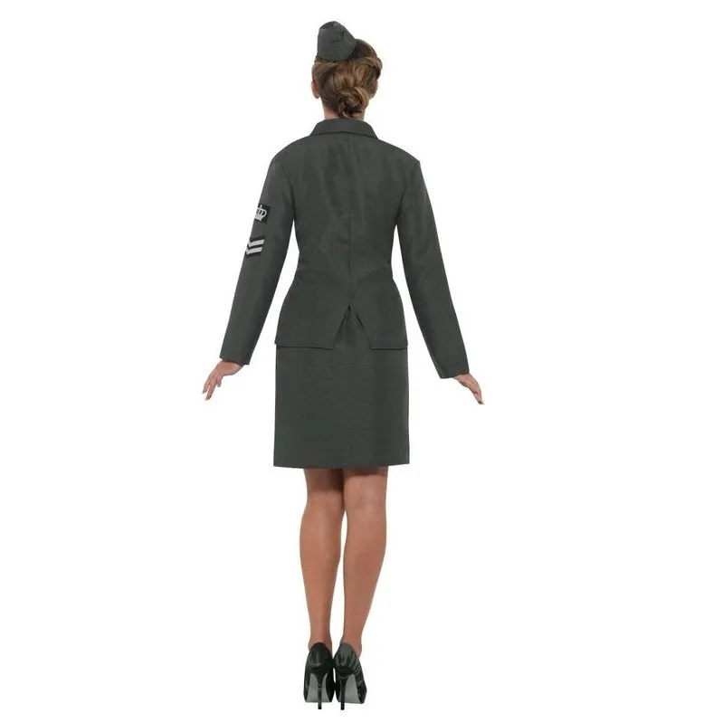 Ww2 Army Girl Costume, Adult