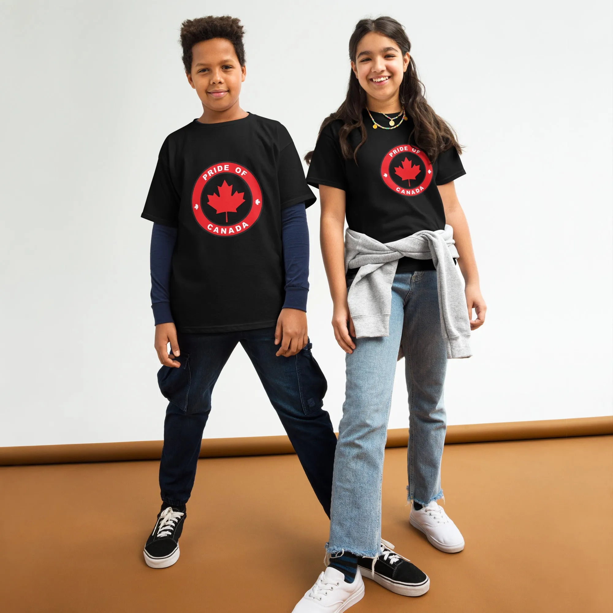 Youth Classic Tee "Pride Of Canada" Design