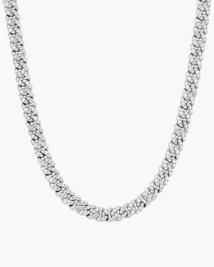 Youth Iced Out Cuban Link Chain - 5mm