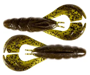 Z-Man Hella CrawZ 3 3/4 inch Soft Plastic Craw 3 pack Green Pumpkin
